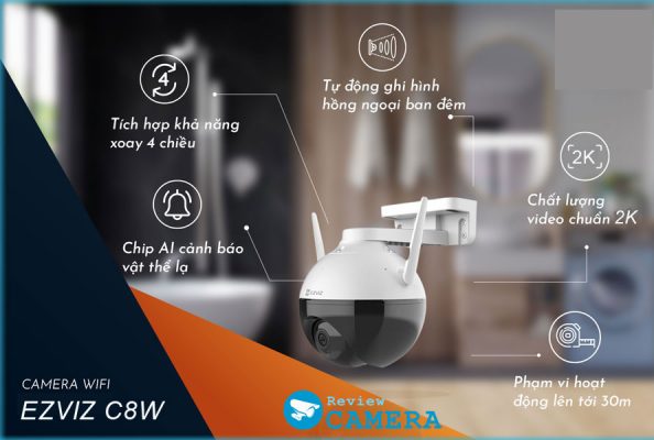 Camera Ezviz C8W thông minh